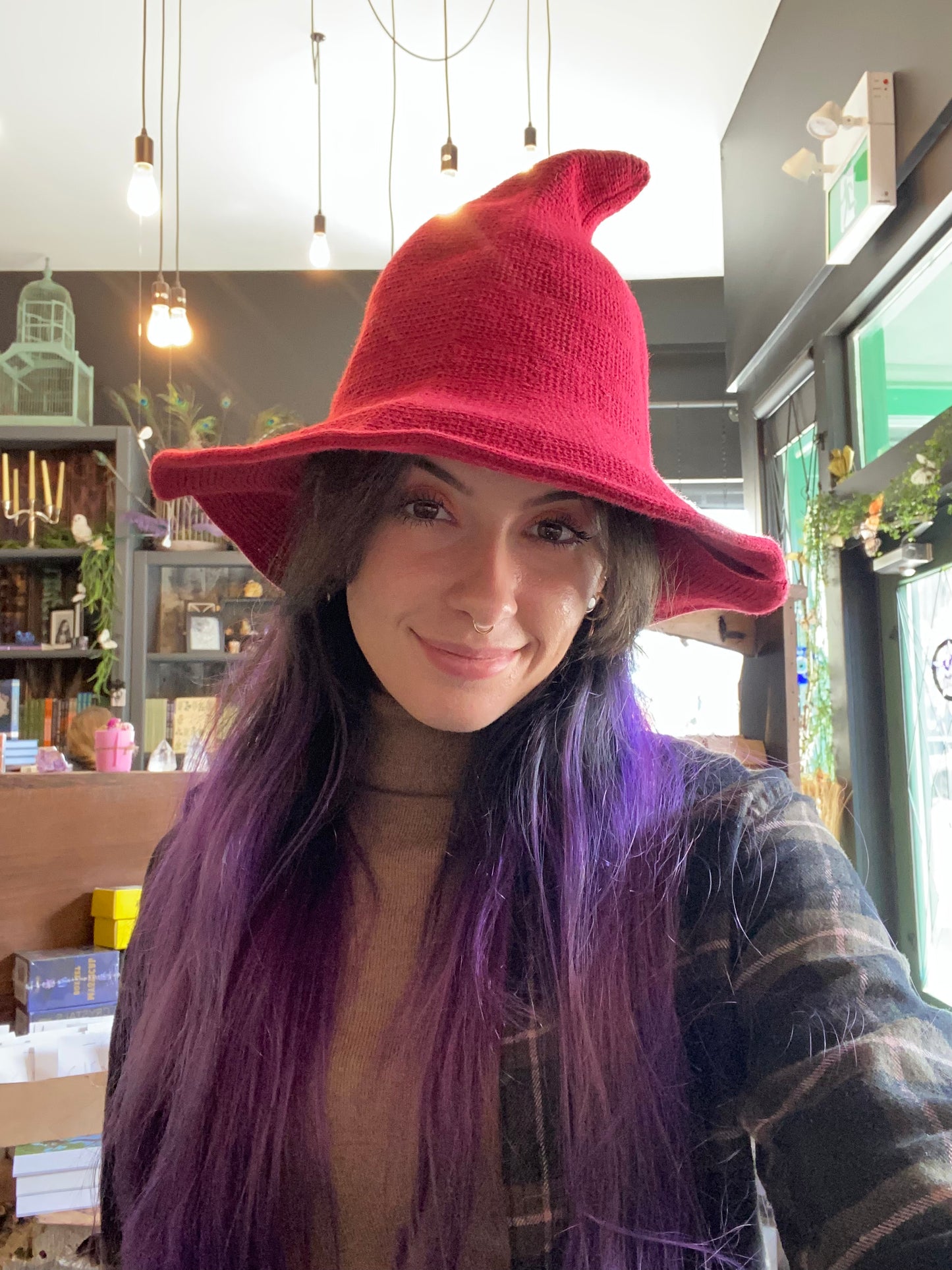 Knit Witch Hat