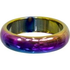 Rainbow Hematite Ring