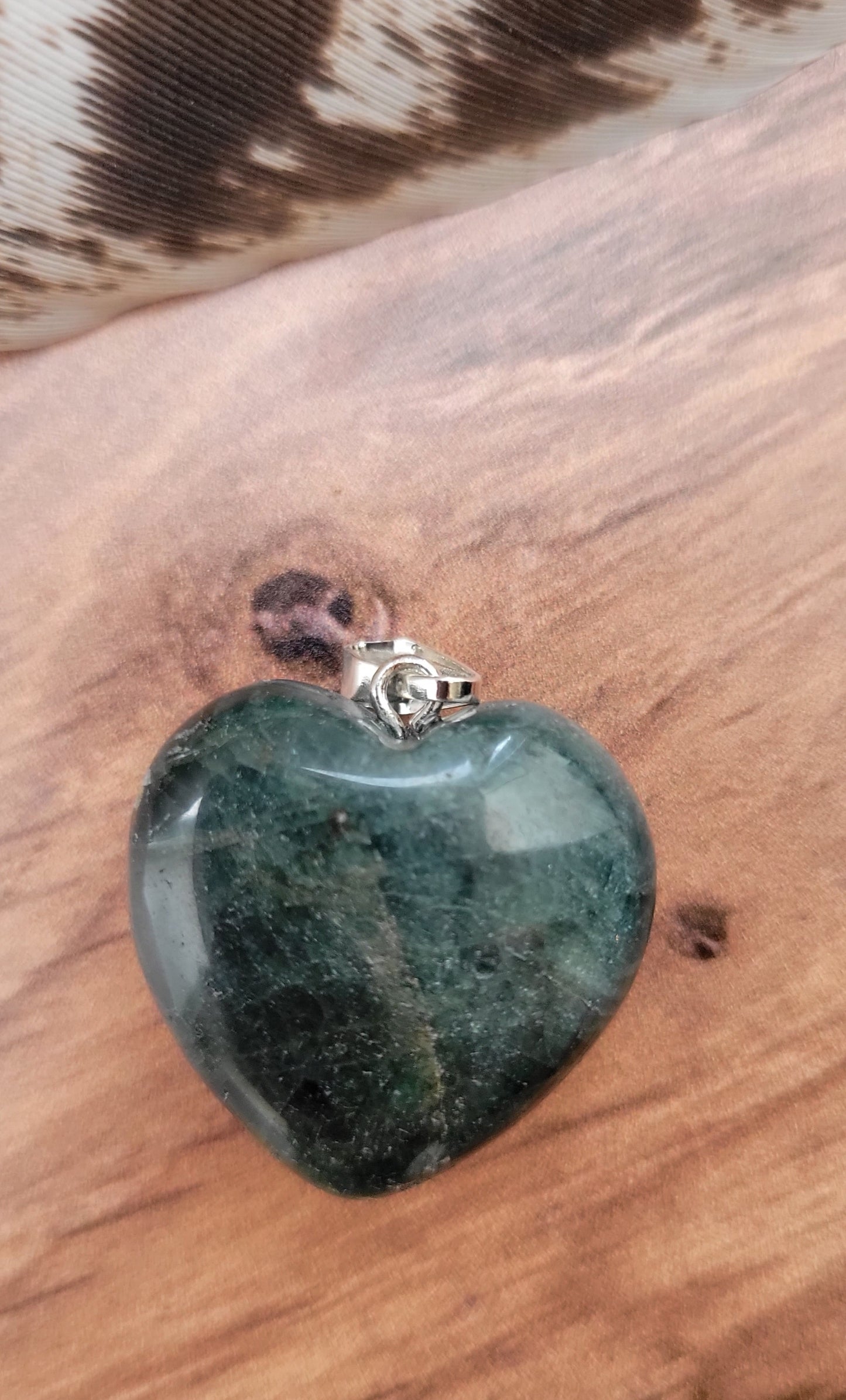 Apatite Heart Pendant