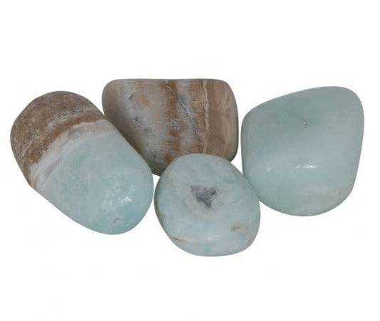 Caribbean Blue Calcite - Smooth