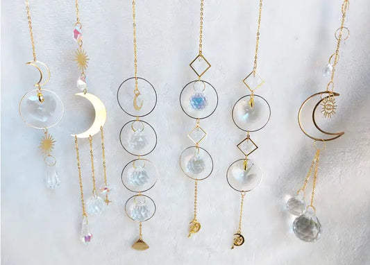 Crystal Suncatcher - Gold
