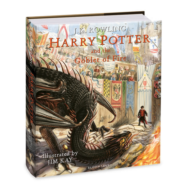 Harry Potter and the Goblet of Fire Illustrated Hardcover book