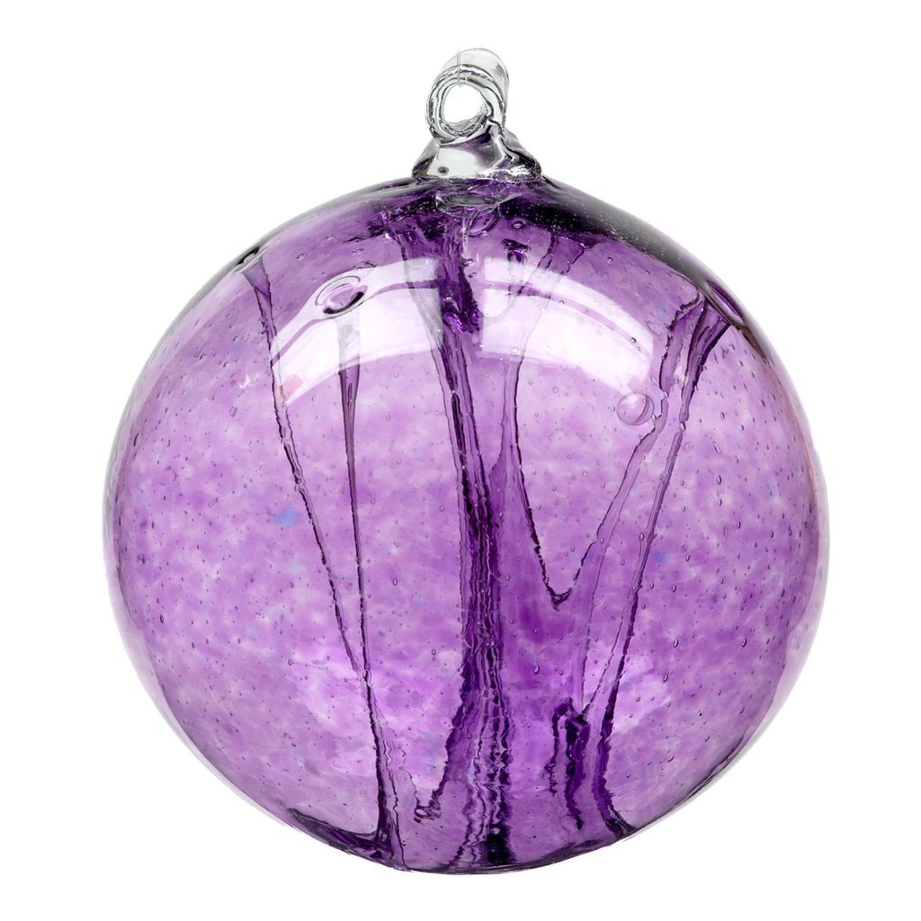 Old English Witch Ball - Amethyst