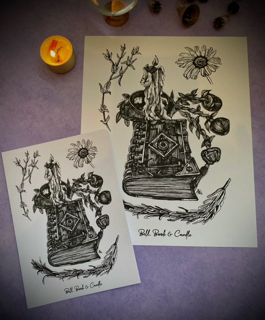 Bell, Book & Candle Print